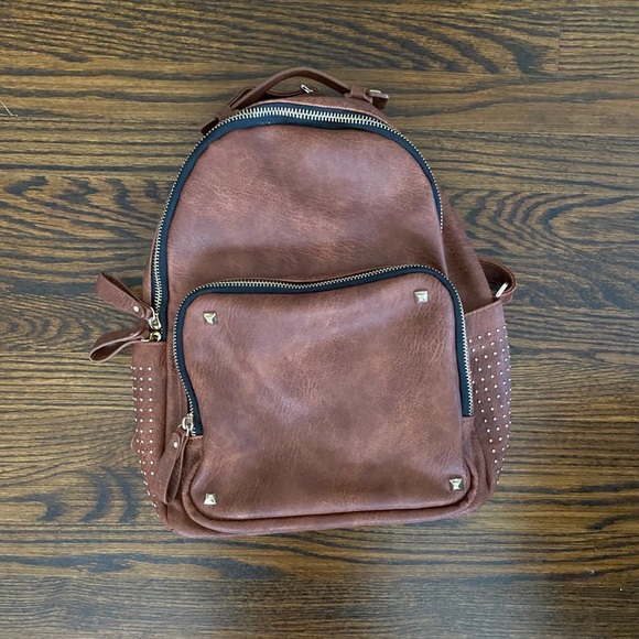 mms design studio vegan leather backpack
